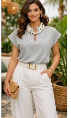 Blusa gris