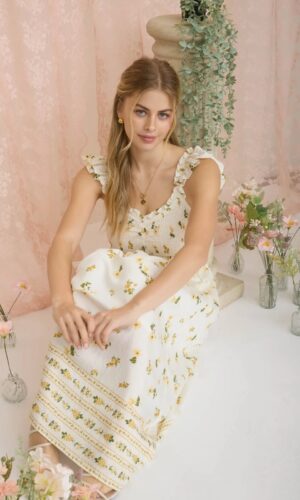 vestido flores