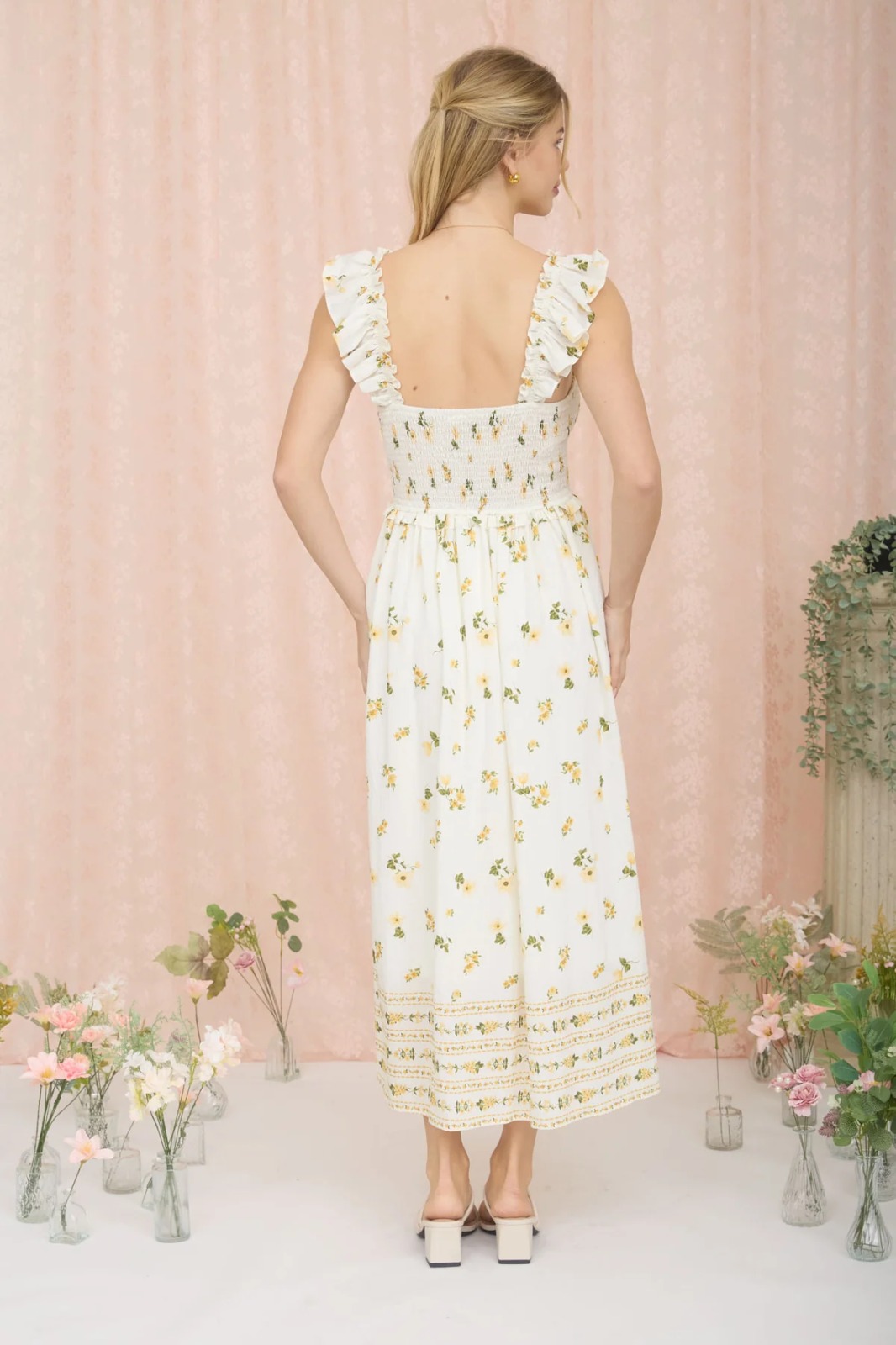 vestido flores - Imagen 2