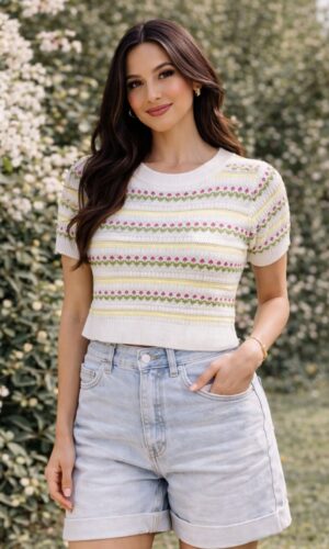 blusa flores