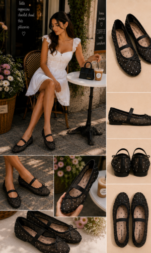 Ballerina flats lazo