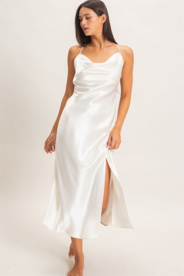 vestido satin