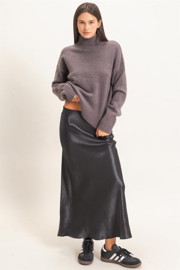 faldas midi satin