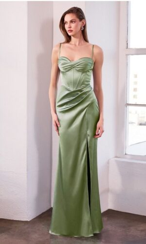 Vestido maxi de satén It Girl