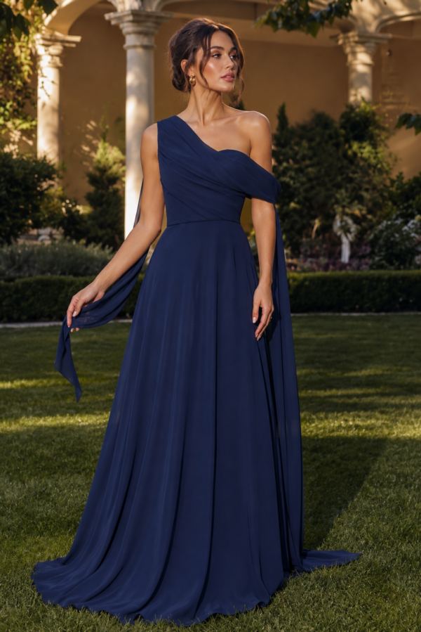 Vestido Maxi de Un Hombro Ada