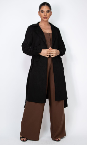 Gabardina negra