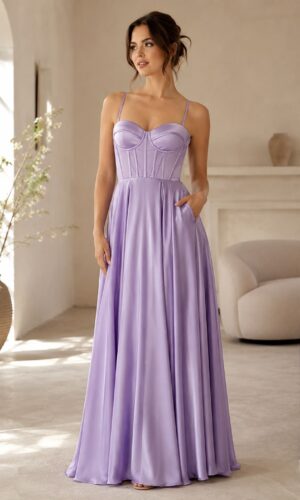 vestido corset lila